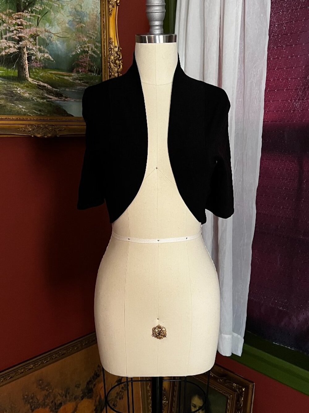 Black Silk Shrug